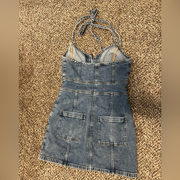 American Eagle Outfitters Blue Denim Mini Dress - Picture 2 of 3